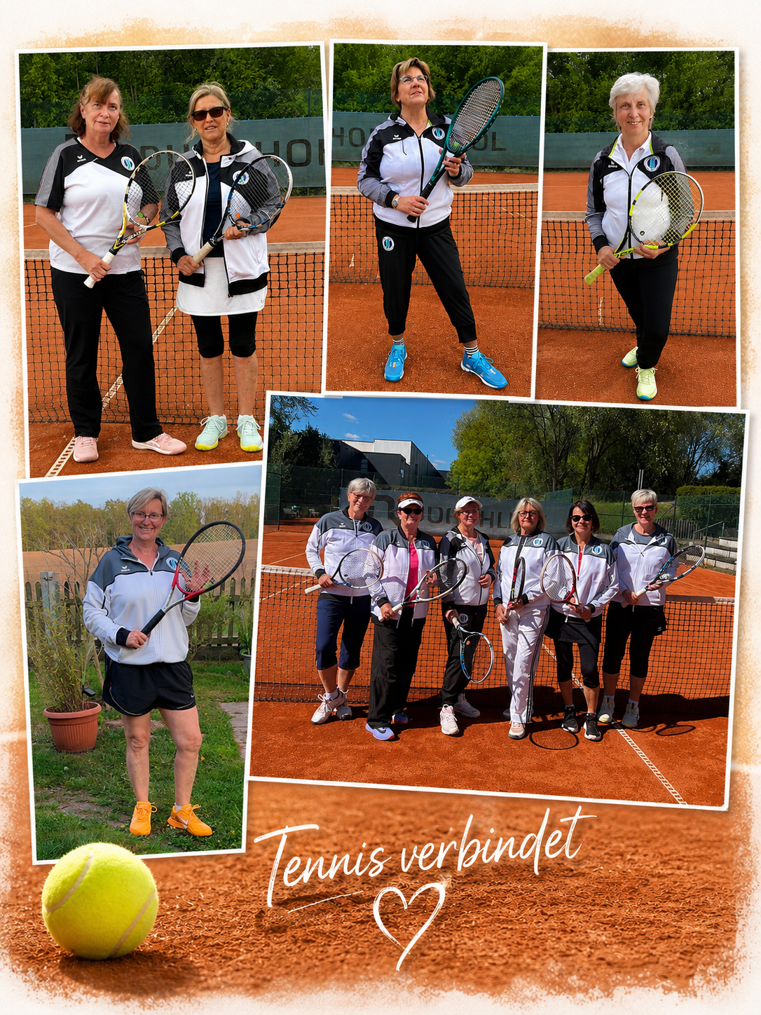 Mehrere Fotos vom Punktspiel der Damen 55 am 09. Mai